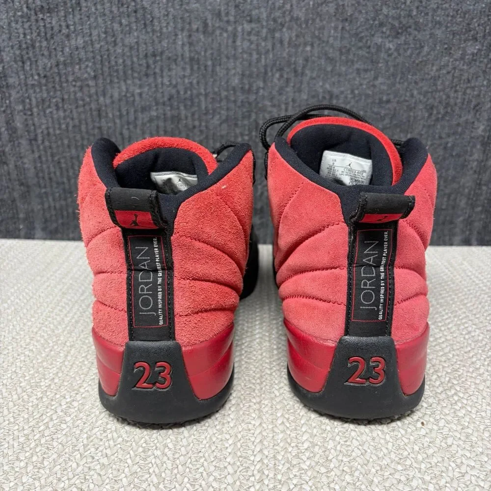 Nike Air Jordan 12 Retro Reverse Flu Game Black Red 2020 Mens 9 CT8013-602
